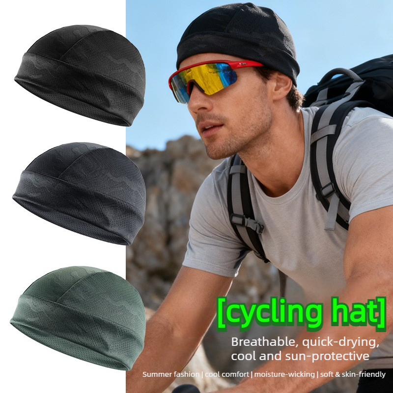Skull Cap Helmet Liner - Gorro de Verano de Seda Helada,