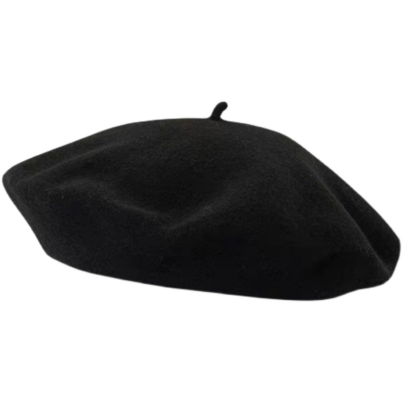 Beret French Wool - Boina Clásica de Lana para Mujer,