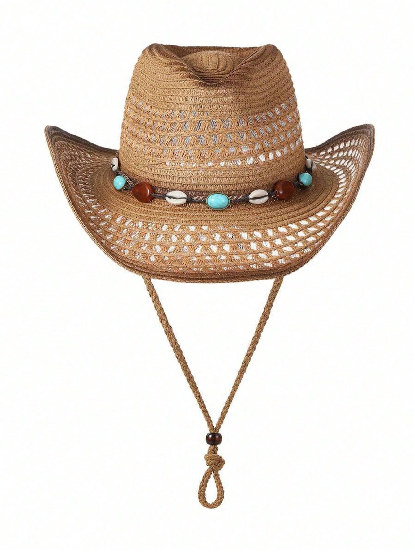 Cowboy Hat Straw - Sombrero de Vaquero Unisex de Paja