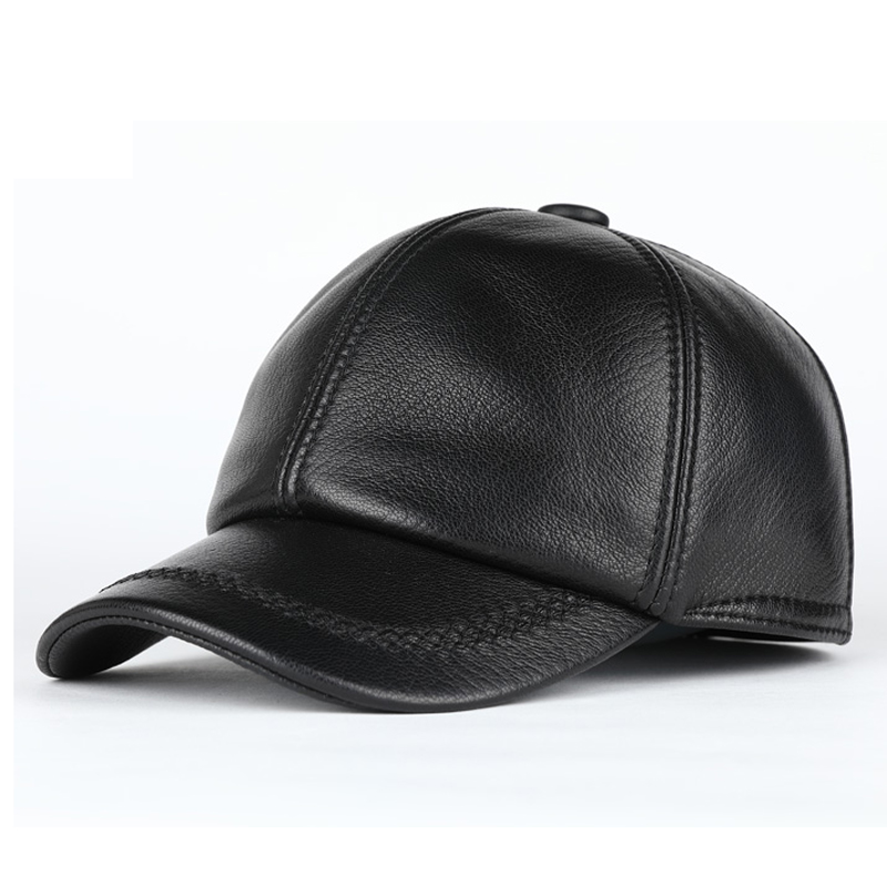 Sombrero de cuero genuino para - Baseball Cap Structured reseña y precio