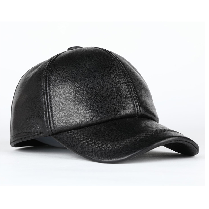 Sombrero de cuero genuino para - Baseball Cap Structured reseña y precio
