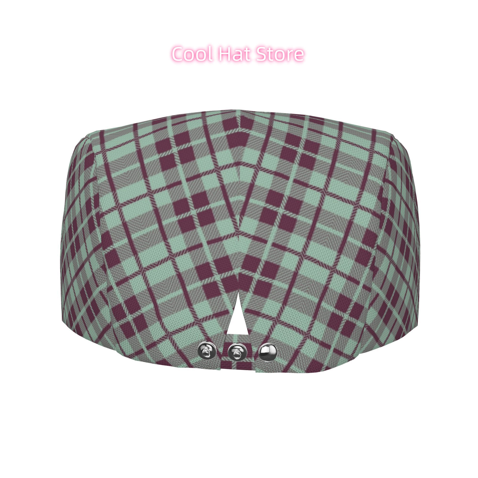 Gorra de copa plana a cuadros  - Newsboy Cap Ivy reseña y precio