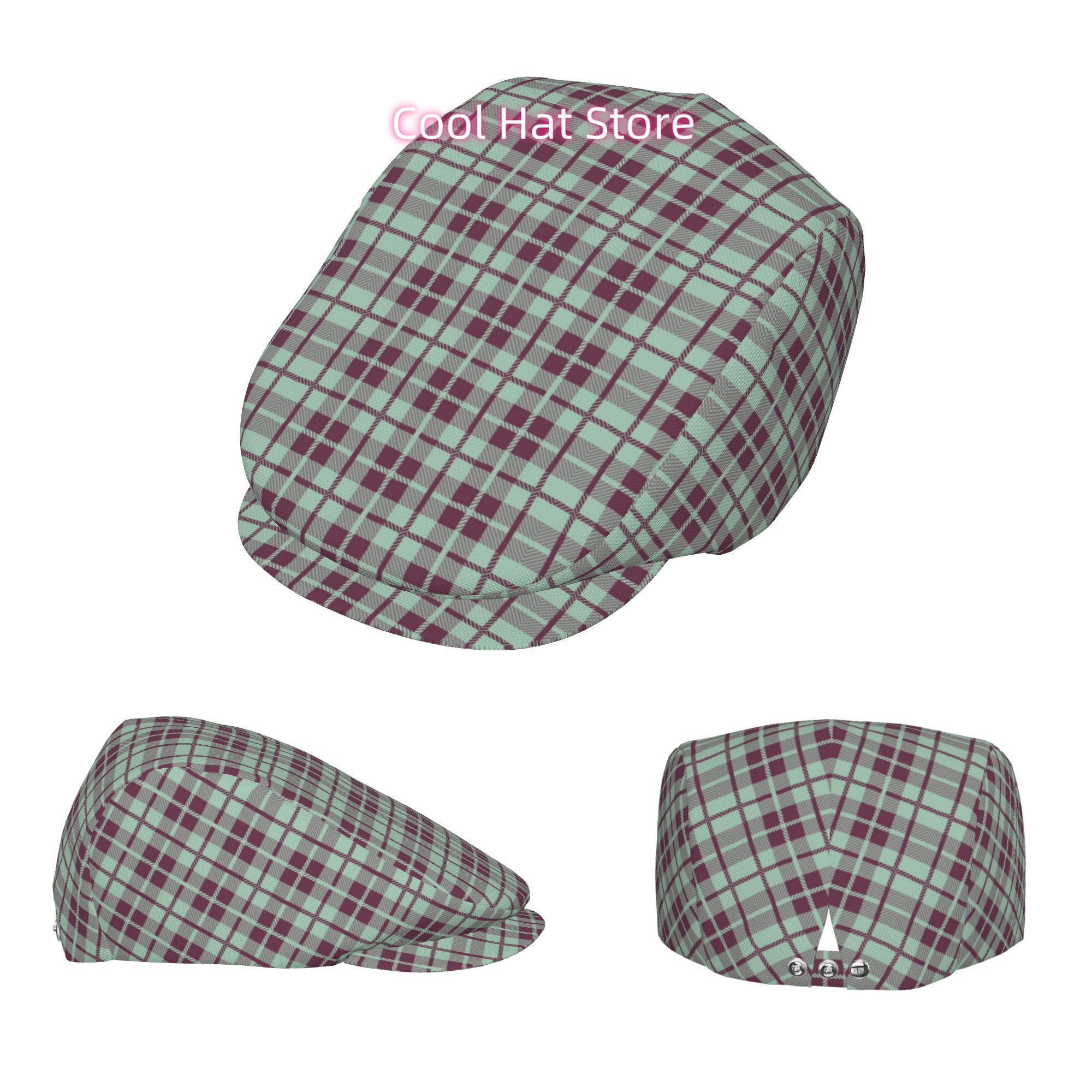 Gorra de copa plana a cuadros  - Newsboy Cap Ivy reseña y precio