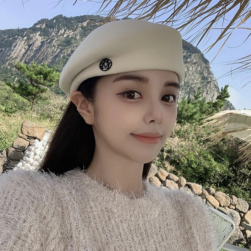 Boina de lana blanca para muje - Beret French Wool reseña y precio