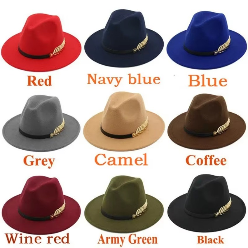 1 Uds nueva moda Unisex hombre - Fedora Hat Wool reseña y precio
