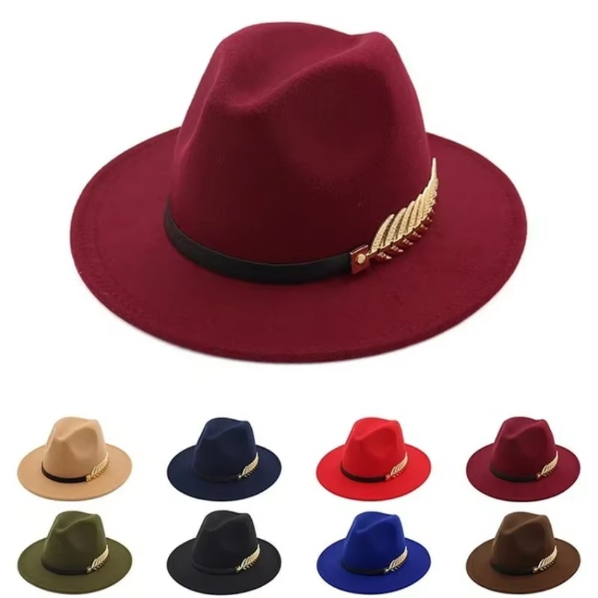 1 Uds nueva moda Unisex hombre - Fedora Hat Wool reseña y precio